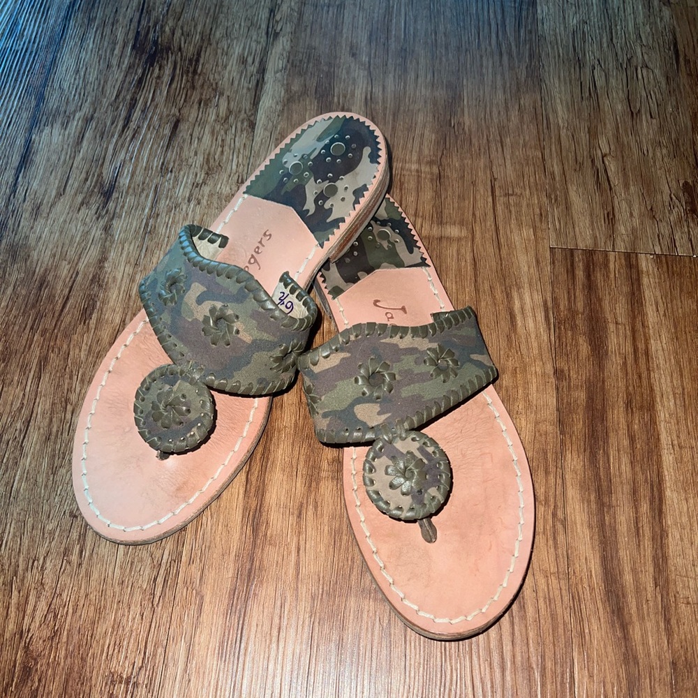 Camo Jack Rogers; size 6.5